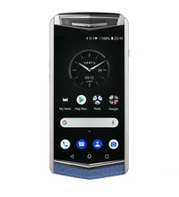 VERTU ASTER P BAROQUE Calf Navy Blue Mobile Phone