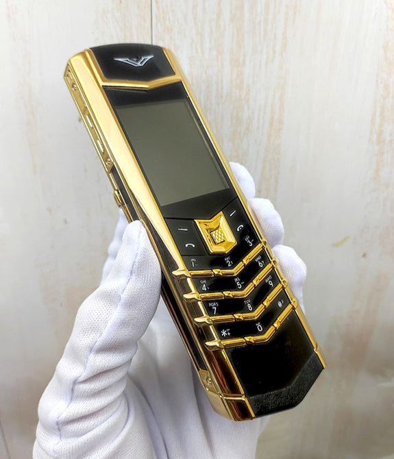 Vertu Signature S Black Gold Keypad Mobile  Phone