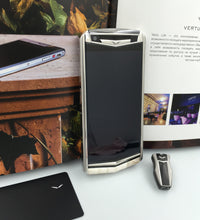 VERTU ASTER P SILVER HIMALAYA Crocodile Dual Sim Card Mobile Phone