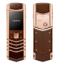 Vertu Signature S 18Ct Rose Gold Brown Luxury Mobile Phone