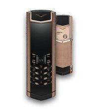Vertu Signature S Clous De Paris Red Gold Luxury Mobile Phone