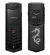 Vertu Signature Dragon Silver Black Keypad Mobile Phone