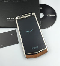 Vertu ASTER P BROWN Calf Hide Dual Sim Card Android Phone