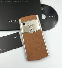 Vertu ASTER P BROWN Calf Hide Dual Sim Card Android Phone