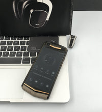 Vertu ASTER P OSTRICH Black Gold Dual Sim Business Luxury Mobile Phone