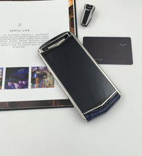 Vertu ASTER P PURE Blue Crocodile Bone Dual Sim Business Luxury Mobile Phone