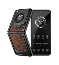 Vertu IronFlip Brown Calfskin Mobile Phone