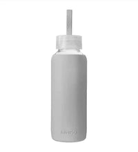 Miniso Glass Bottle with Silicone Cover 300mL(Gray)